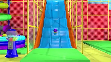 WATER SLIDE 3D for Kids | SLIDE Pool Fun Learn Colours Balls Egg Surprise Toys Colors for