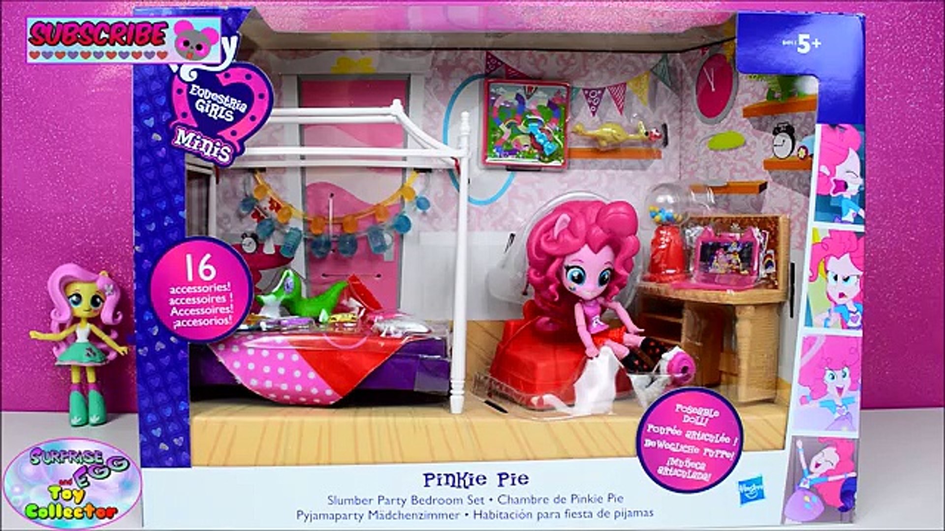 my little pony slumber party set