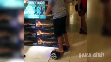 İnanılmaz Komik HOVERBOARD Kazaları!! - 2016