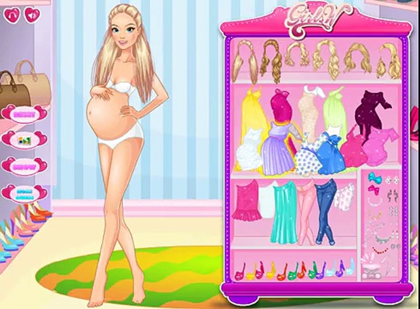 juegos de barbie embarazada para vestir