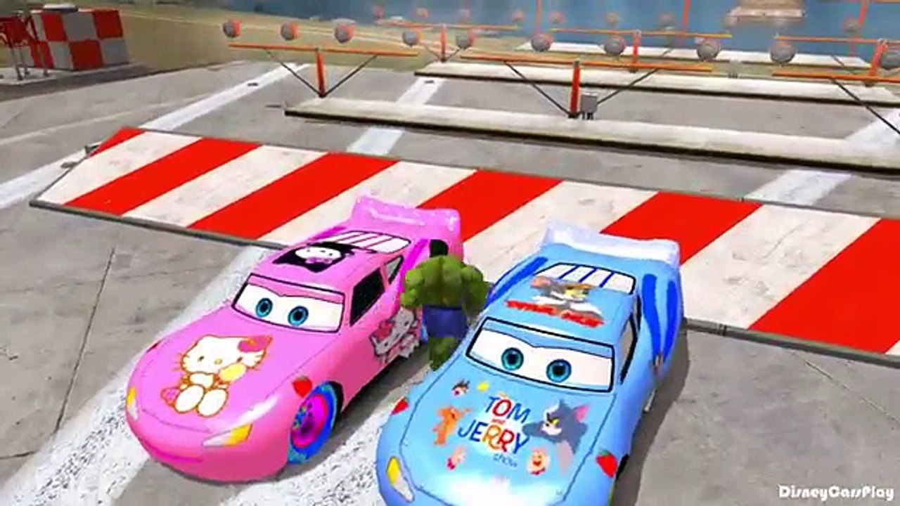 ★ Hulk Smash Cars ★ Frozen Anna and Elsa ★ Spider-Man Lightning McQueen Pixar Cars & Nurse