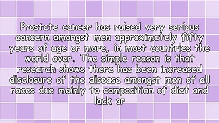 Men Who Are Fifty Years Old And Prostate Cancer