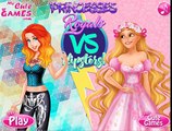 *NEW* Disney Princesses Royals Vs Hipsters Ariel Rapunzel And Jasmine Dress Up Game For Ki