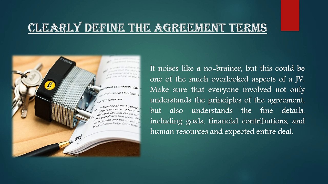 Nicole Desharnais - 5 Strategies for Successful Joint Ventures