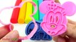 Learn Colors! Play Doh Molds Elephant Minnie Mouse Peppa Pig Fun and Creative for Kids EggVideos.com