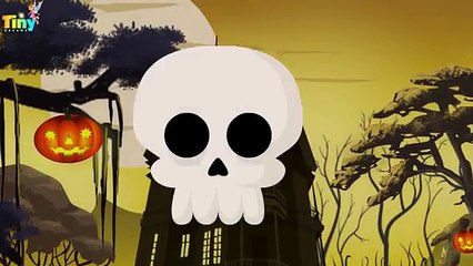 Five Bony Skeletons | Halloween Kids Song | Nursery Rhymes