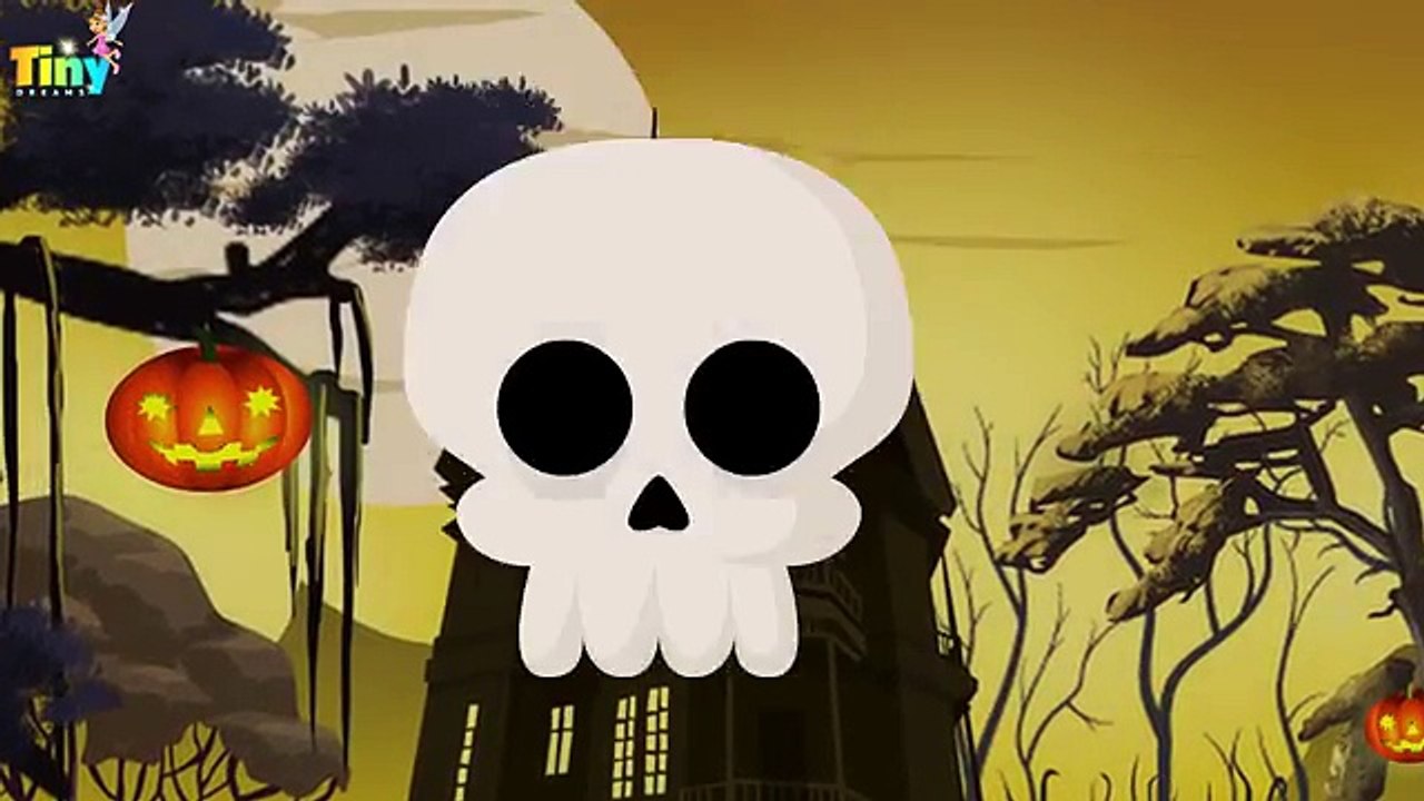Five Bony Skeletons | Halloween Kids Song | Nursery Rhymes