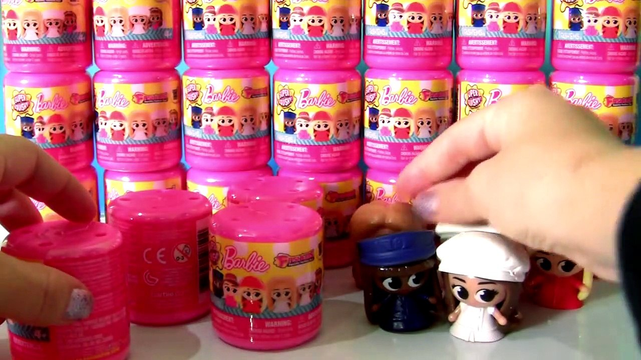BARBIE FASHEMS FULL CASE NEW Collection of 35 Mashems Squishy Mini Dolls for Girls by Fu