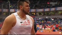 Konrad Bukowiecki 21.97 WL Men's Shot Put European Indoor Athletics Championship