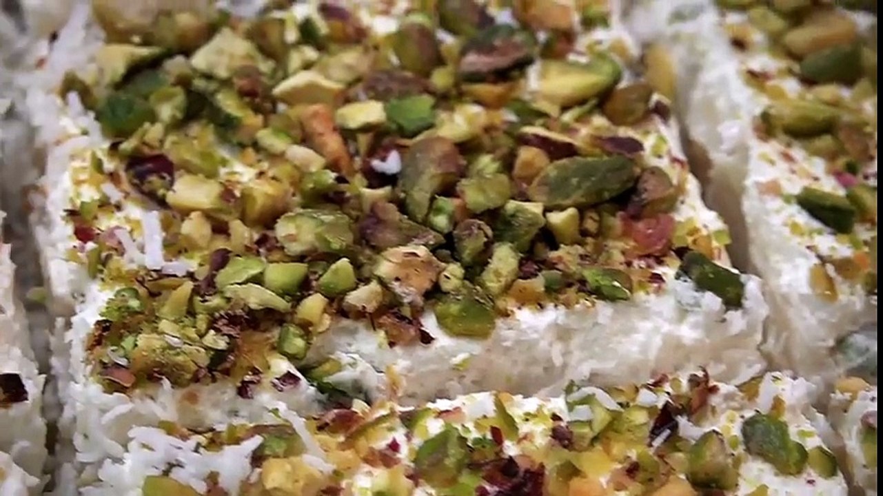 حلوى تركية بالفستق والكريمة  -Turkish deserts