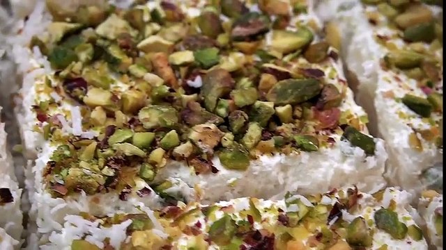 حلوى تركية بالفستق والكريمة -Turkish deserts