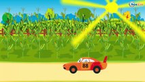 Truck & Monster Truck. Racing Car & Emergency Vehicles - Ambulance. Car Cartoons for children