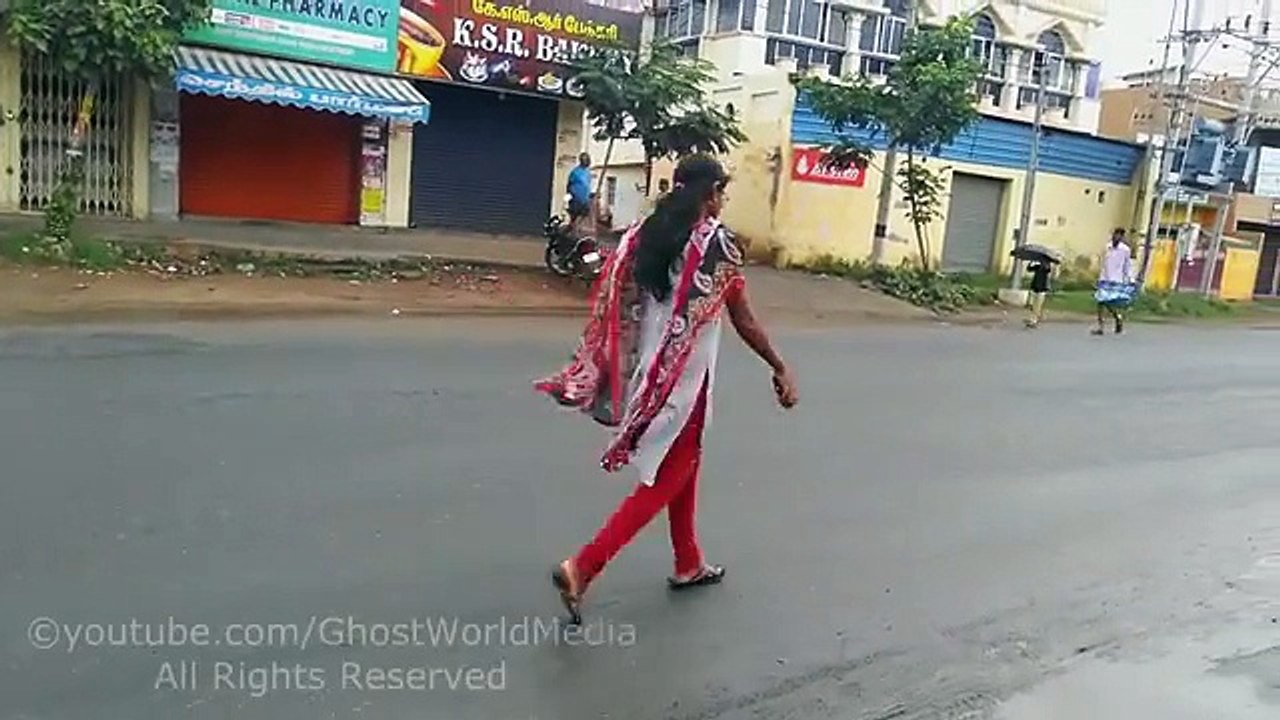 This ghost got on amateur video