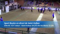 Quatrième tour, demi-finale retour, Saint-Vulbas contre Aix-les-Bains, Sport Boules, saison 2016/2017