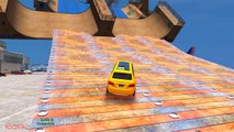 Очень длинный мультфильм автомобили для детей с цветом Паук видео для детей и детские стишки песни