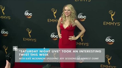 Watch: SNL's Kate McKinnon roast Jeff Sessions as Forrest Gump