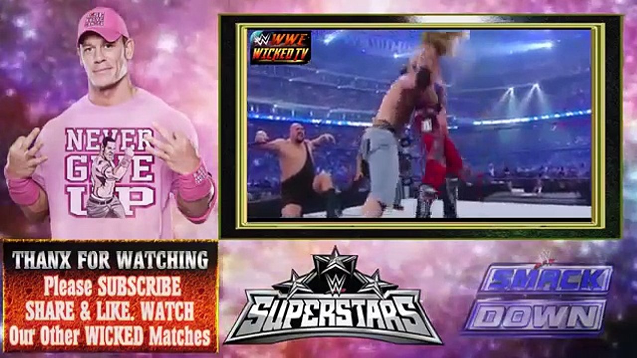 OMG - John Cena Vs Big Show & Edge - WWE RAW Heavy Weight Champion Full Match