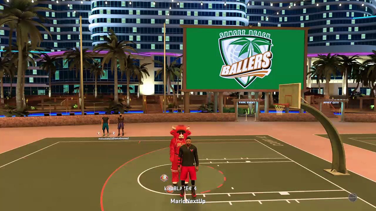 NBA 2K17 - Had 14 On His Head With A Mascot