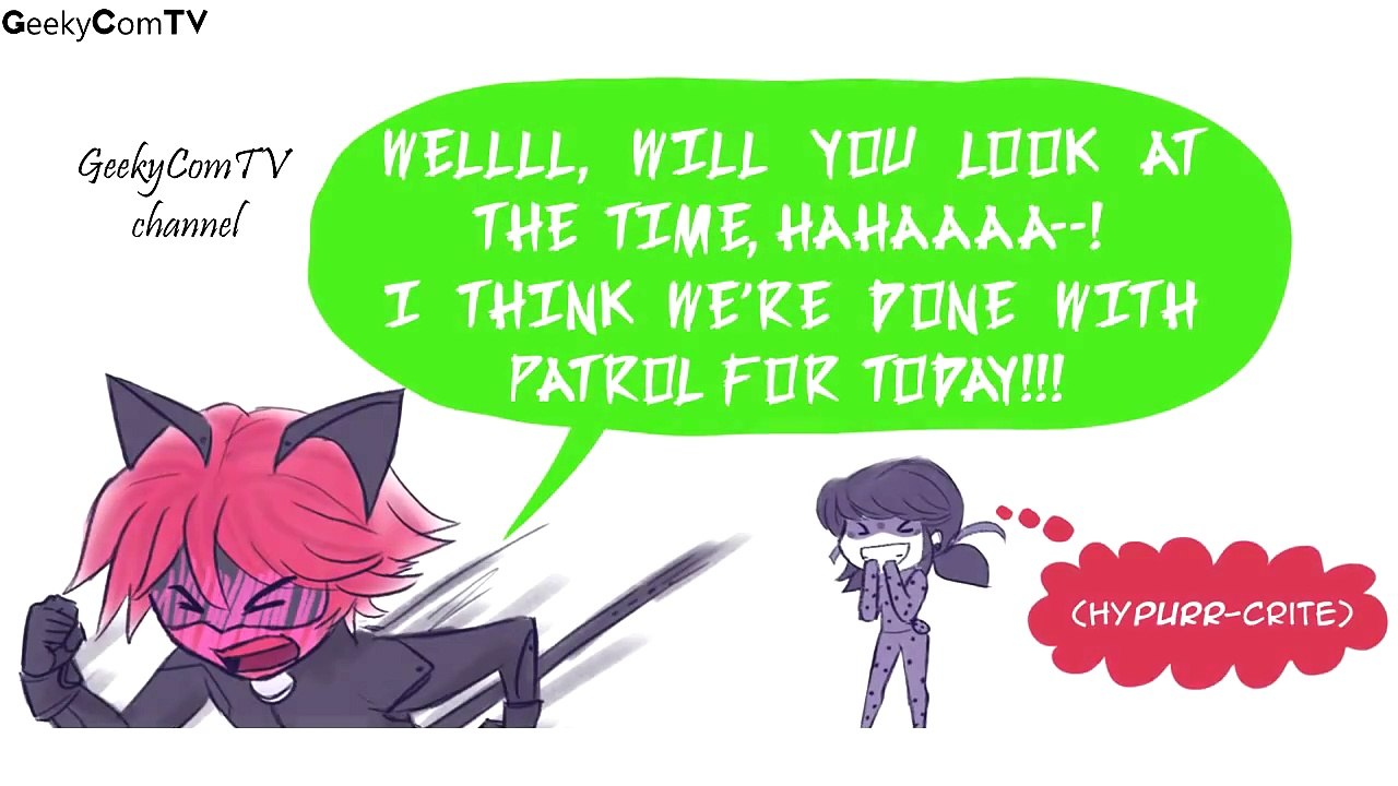 Miraculous Ladybug Comic - Adrien Freaking Out