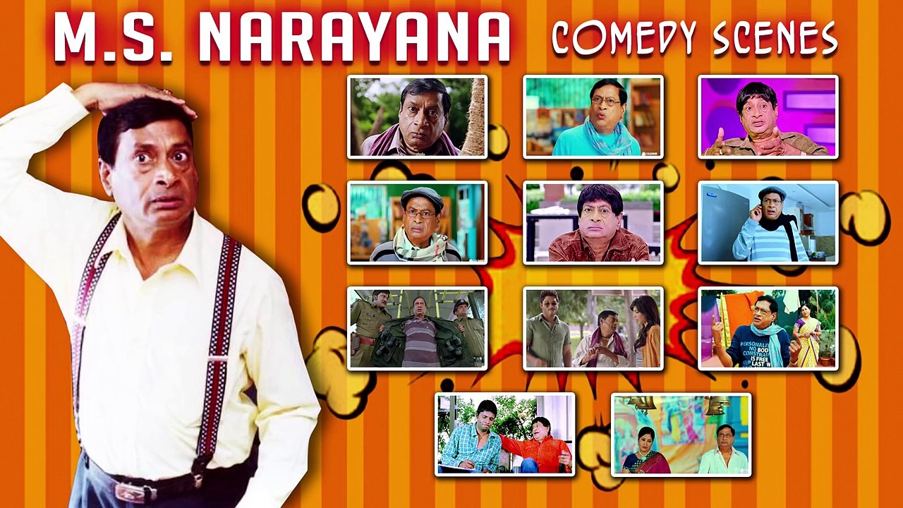 M. S Narayana Unseen Comedy Scenes New Hindi Dubbed