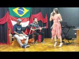 #40 Elida Souza Cardoso com Cleber e Jailton em 'Solamente una vez' no Café com Poesia - 17-12-2016