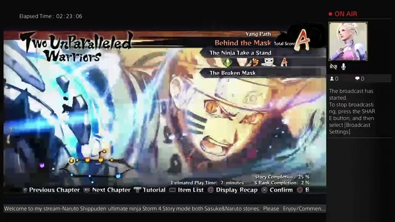 Naruto Shippuden Ultimate Ninja Storm 4 Live PS...