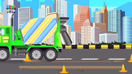 Cement Mixer Truck | Formation and Uses | Kids videos