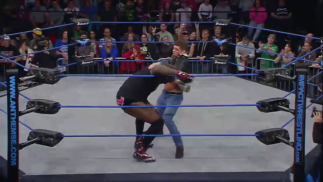 Cody and Mooses Wild Brawl  IMPACT March 2nd 2017