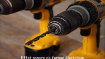Effet sonore de forage électrique
