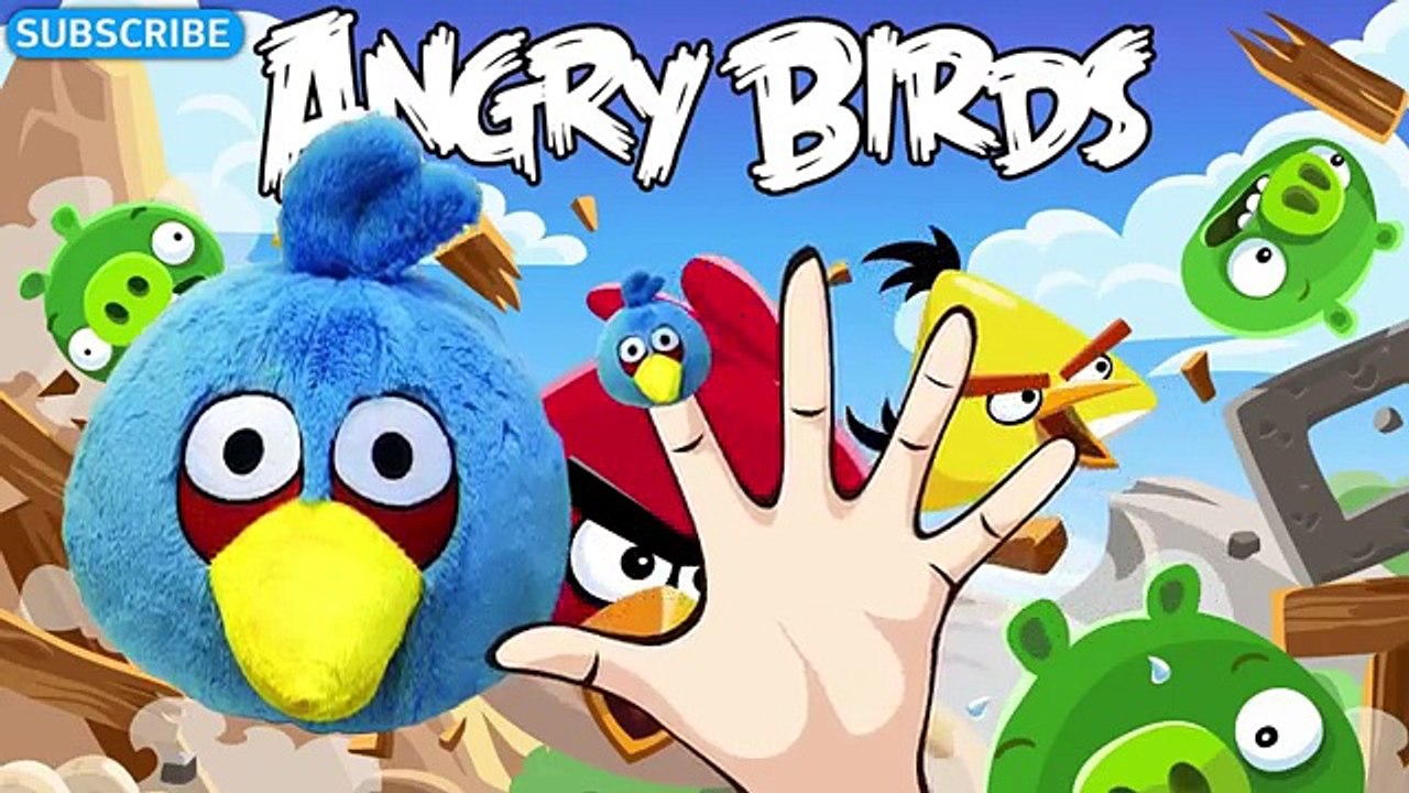Angry Birds Finger Family Nursery Rhymes Song for Children