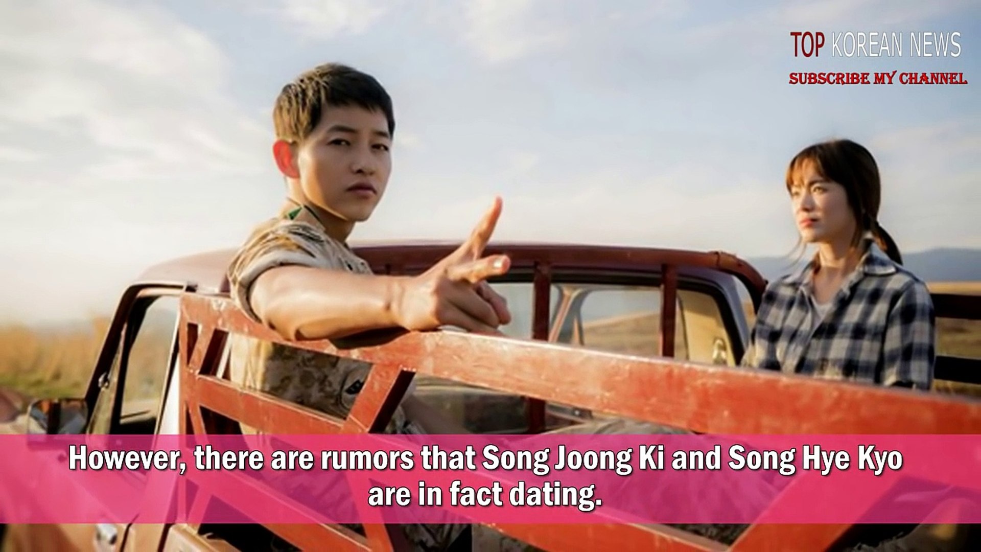 Song Joong Ki And Song Hye Kyo Kiss Over 100 Times For Descendants Of The Sun Takes Video Dailymotion