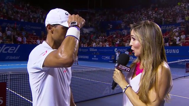 Rafael Nadal On-court Interview / QF Acapulco 2017