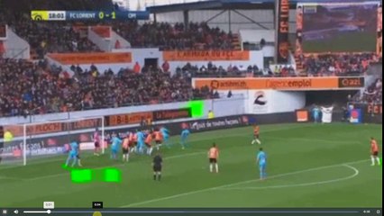 Payet Incredible Goal - Lorient vs Marseille 0-2  05.03.2017 (HD)