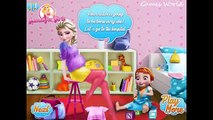 Disney Princess Elsa and Anna With New Born Babies - Frozen Princess Games