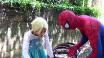 Elsa Baby Arrested w/ Joker Girl, Frozen Elsa, Spiderman, Spiderbaby, Police, Doctor