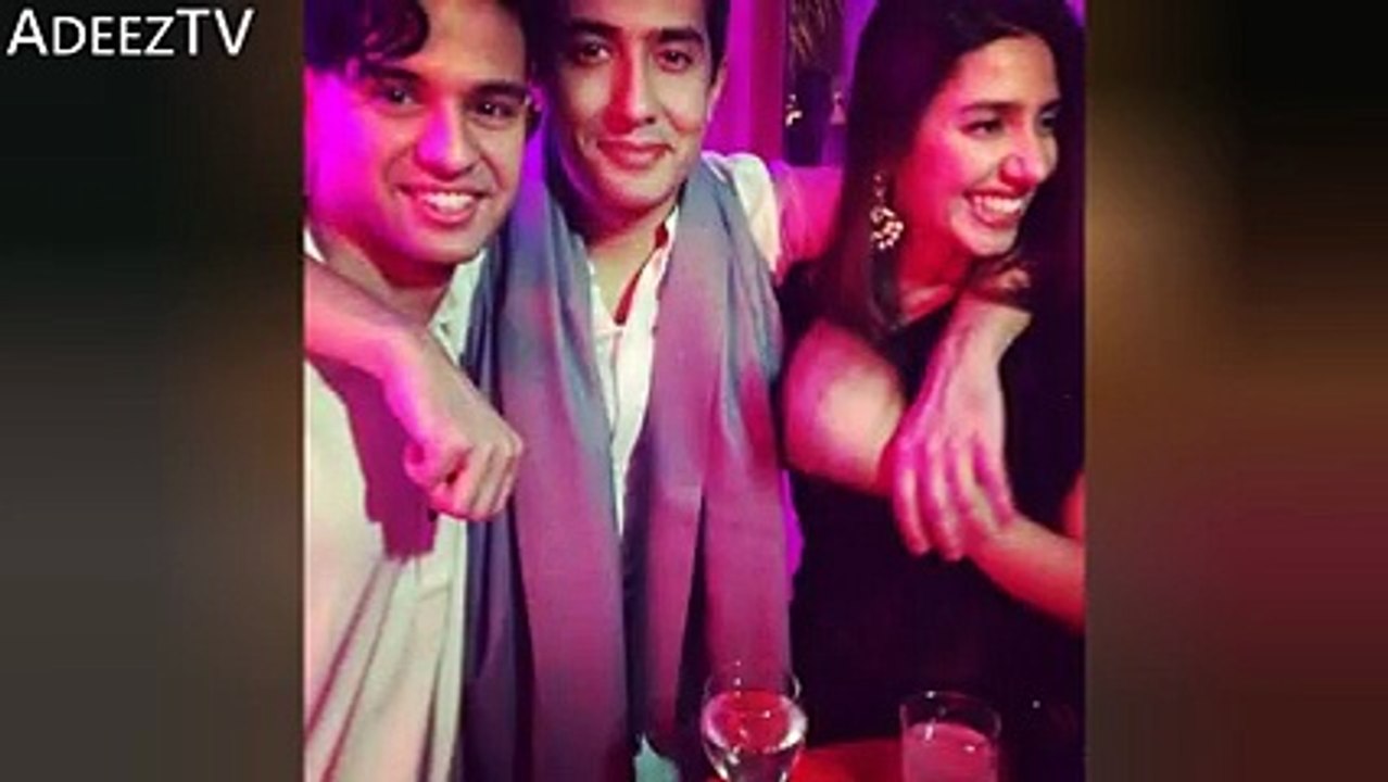 Actress Mahira Khan with her Brother