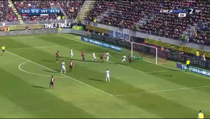 Marco Borriello Goal HD - Cagliari 1-2 Inter - 05.03.2017