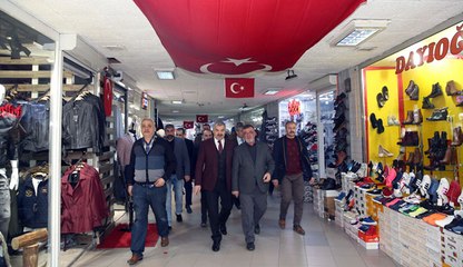 BAŞKAN ÇELİK´DEN YER ALTI ÇARŞISI ESNAFINA MÜJDE