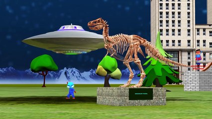 Crazy Dinosaur Dancing 3D Short Movie | Crab Attacks Dinosaurs Funny Cartoon Compilation