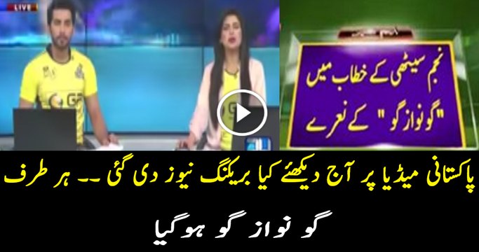 Go Nawaz Go Everywhere Reporting By 24 News HD