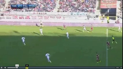 Balogh Red Card - Torino vs Palermo 2-1 05.03.2017 (HD)