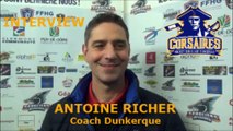 Hockey D1 - 2017-03-04 Interview Antoine Richer - Coach des Corsaires de Dunkerque