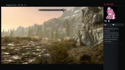 Live PS4 Broadcast Skyrim Remastered Gameplay (2)