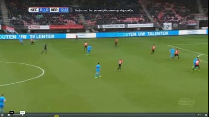 Armenteros Penalty Goal -  Nijmegen vs Heracles  0-1  05.03.2017 (HD)