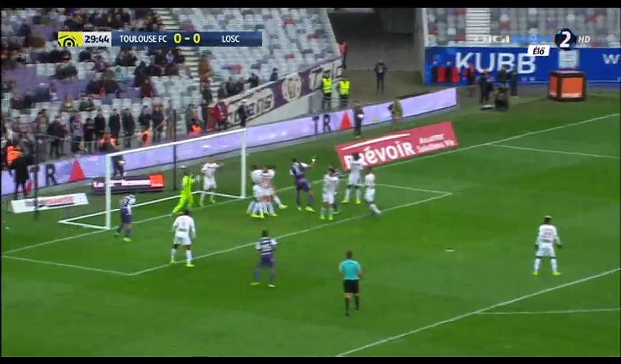 Christopher Jullien Goal HD - Toulouse 1-0 Lille - 05.03.2017