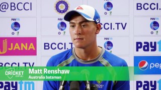 Renshaw laughs off Kohli's sledges