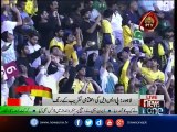 Army paratroopers perform in PSL closing ceremony