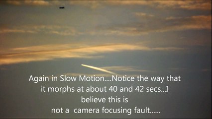 Incredible UFO Filmed in England at the camera! UFO