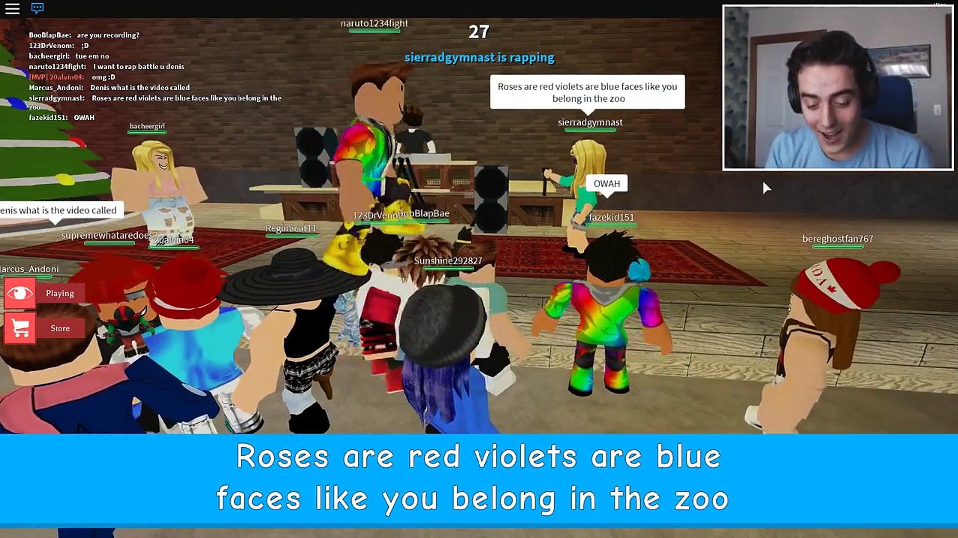 Rap Battle In Roblox Video Dailymotion - raps for rap battles roblox