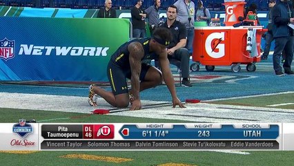 Pita Taumoepenu runs unofficial 4.67 40-yard dash